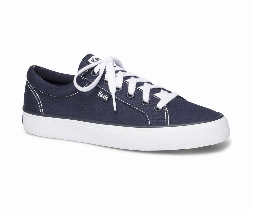 Women's Keds Jump Kick Twill Sneakers Navy 3682541QL - South Africa